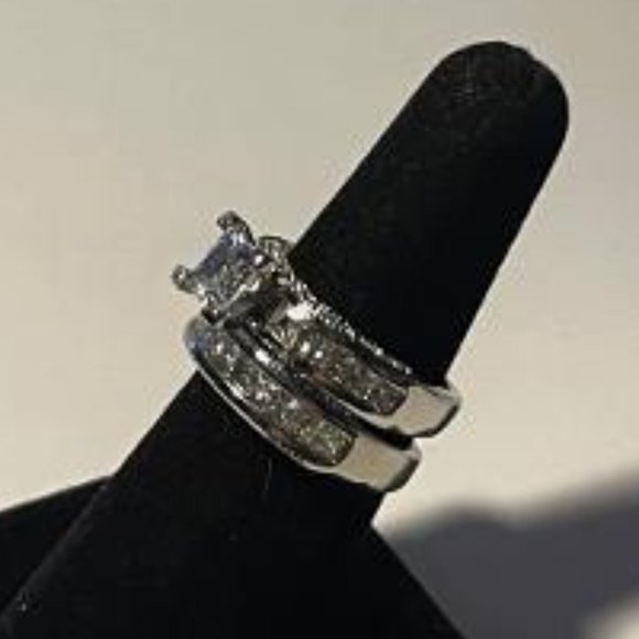 Wedding & Engagement CZ Fashion Rings SZ 7 NEW - Picture 2 of 2